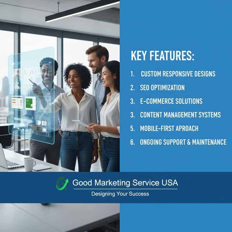 Key Features of the Website Design Service